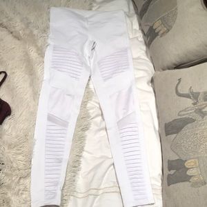 White Alo leggings